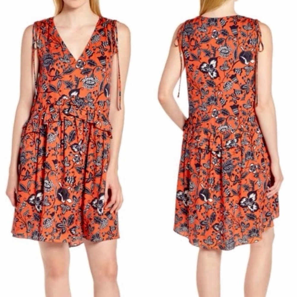 Nordstrom Signature Silk Floral Dress | Size 16